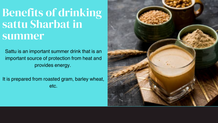 Benefits of drinking sattu Sharbat in summer