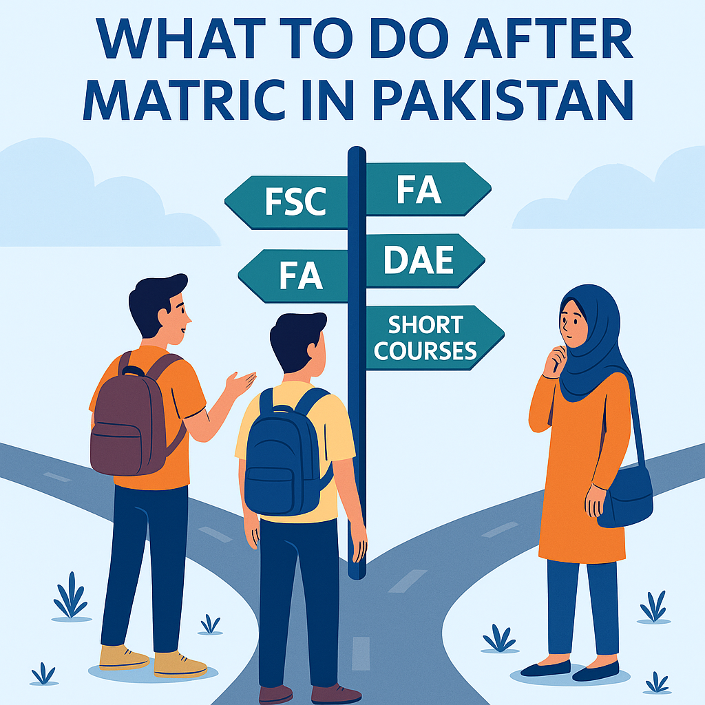 What to Do After Matric in Pakistan – Career & Course Guide 2025