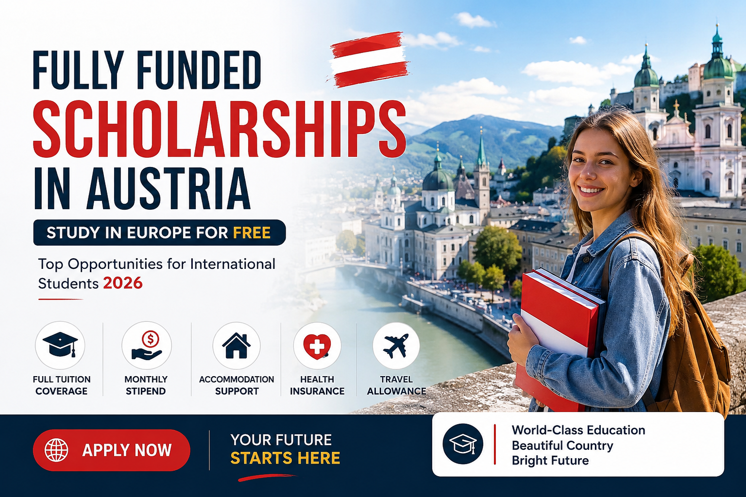 Fully Funded Scholarships in Austria