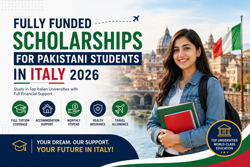 Fully Funded Scholarships for Pakistani Students in Italy